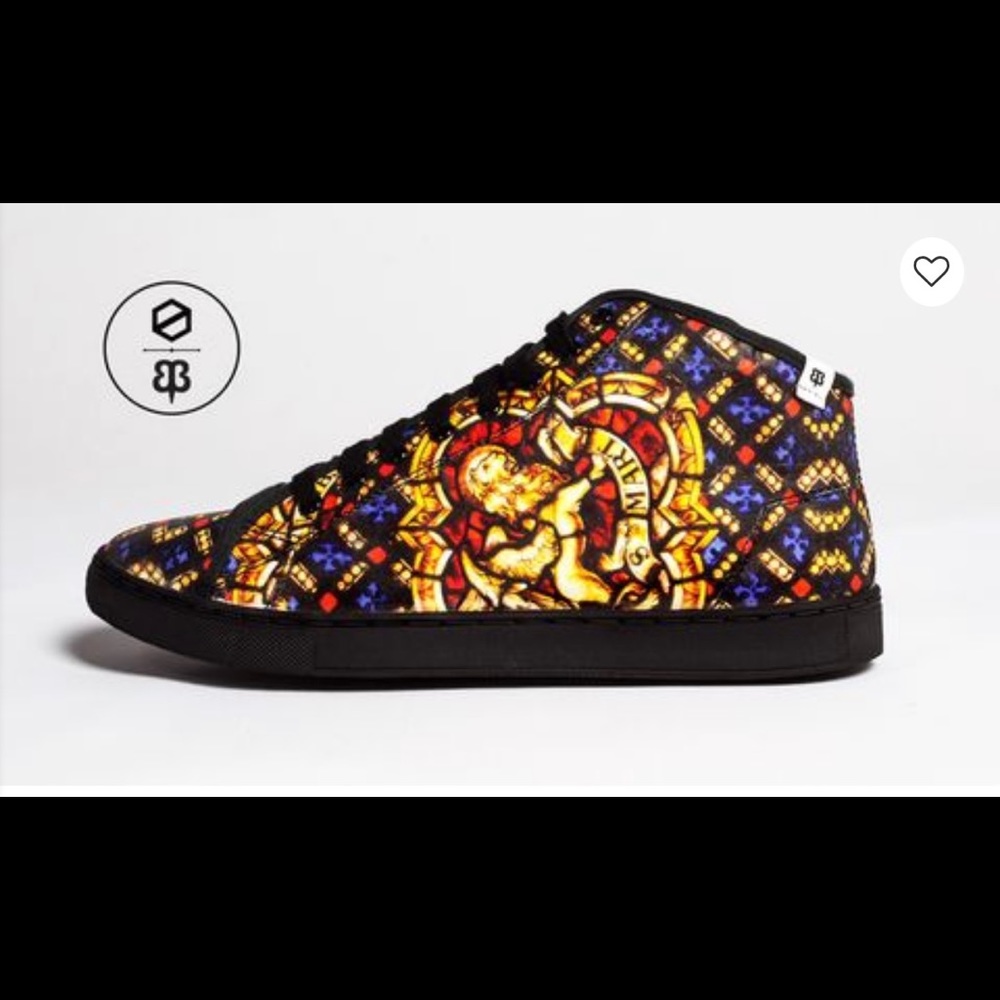 {Betabrand} Stained Glass Light Wing Franklin Shoe